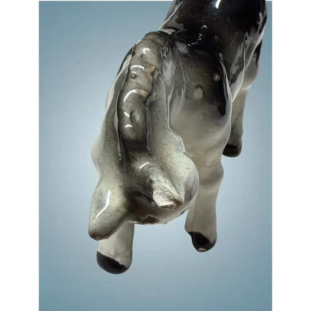 Vintage Japan Horse Foal Salt Pepper Shakers Pair Mid Century Ceramic